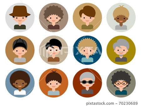 Male illustration icon Male illustration icon 70230689