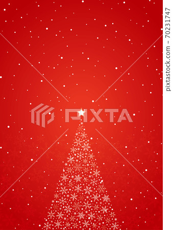 Christmas tree background red 70231747