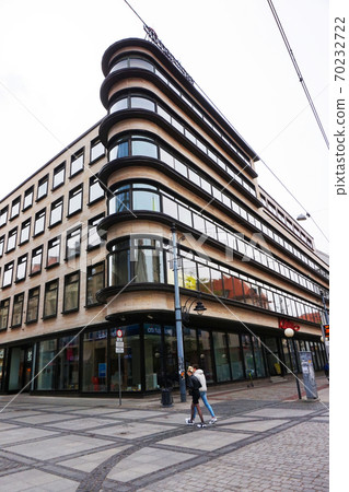 Facade of famous historic department store in wroclaw 70232722