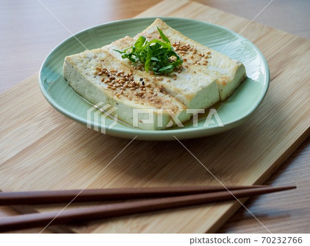 Asian traditional food grilled tofu Asian traditional food grilled tofu 70232766