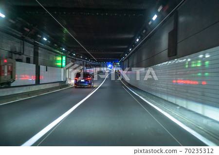 《Kanagawa Prefecture》 Metropolitan Expressway in-vehicle photography, Yokohane Line 70235312