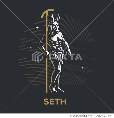 Egyptian god Seth.  70237256