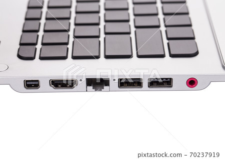 laptop computer close up isolated on white laptop computer close up isolated on white 70237919