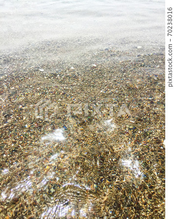 Clear sea water 70238016