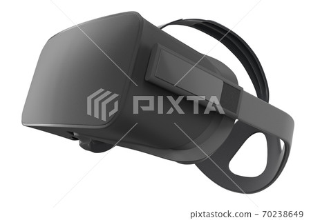 Virtual reality glasses isolated on white with cliping path. 3d rendering 70238649