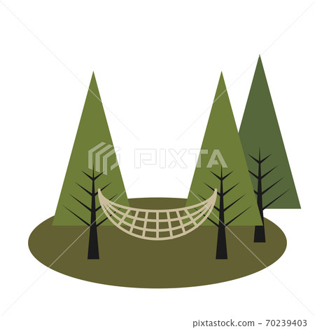 吊床的插圖 吊床的插圖 70239403