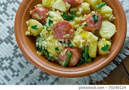 Jambalaya. Spicy rice 70240124