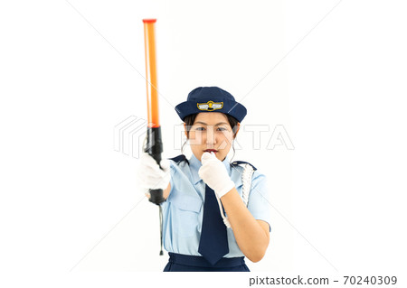 控制交通的女警 控制交通的女警 70240309
