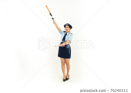 控制交通的女警 控制交通的女警 70240311