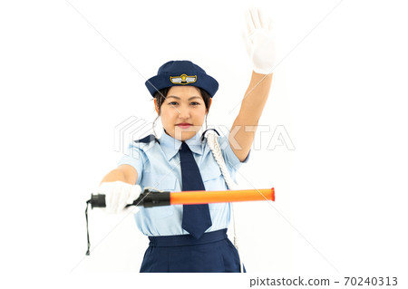 控制交通的女警 70240313