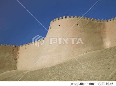 Itchan Kala walls - Old Town of Khiva, Uzbekistan Itchan Kala walls - Old Town of Khiva, Uzbekistan 70241056