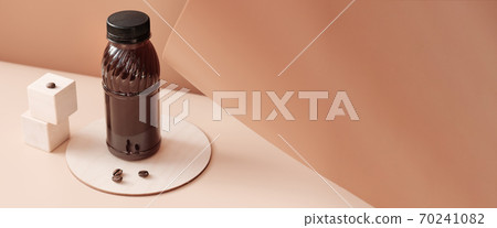 cold brew coffee in a bottle, banner size cold brew coffee in a bottle, banner size 70241082