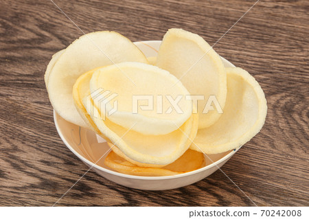 Asian cusine - homemade prawn chips 70242008