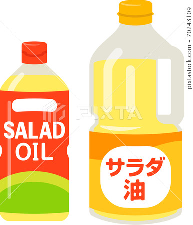 Bottled salad oil 70243109