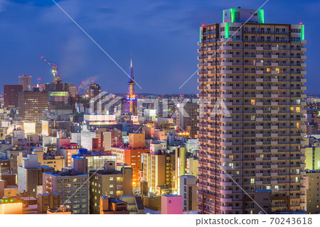 Sapporo, Hokkaido, Japan Cityscape Sapporo, Hokkaido, Japan Cityscape 70243618