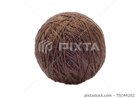 Yarn Ball. Isolated on White Background. Yarn Ball. Isolated on White Background. 70244202