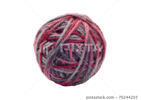 Yarn Ball. Isolated on White Background. Yarn Ball. Isolated on White Background. 70244203