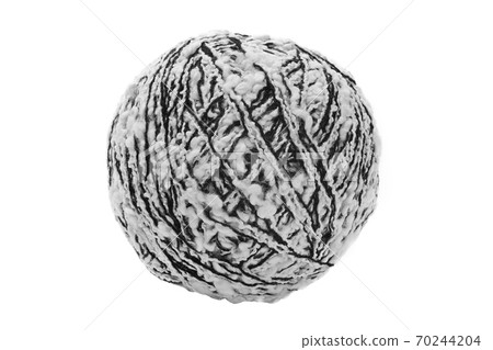 Yarn Ball. Isolated on White Background. Yarn Ball. Isolated on White Background. 70244204
