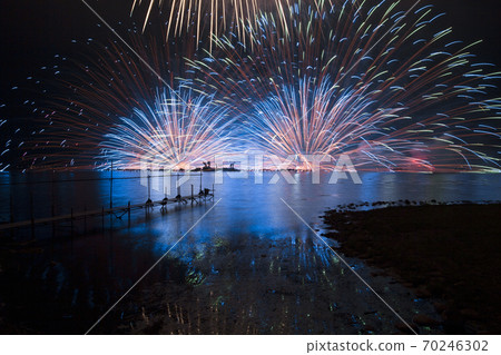 [長野縣] wa訪湖的焰火〜Kiss of Fire〜 70246302