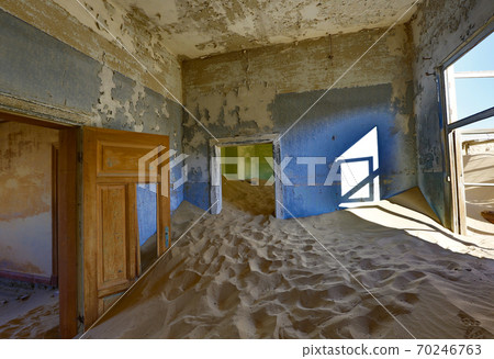 Sand has invaded and taken over these rooms in Kolmanskoppe 70246763