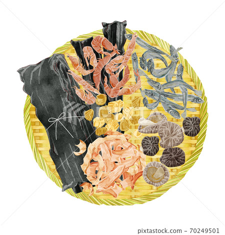 漏勺上的日式湯的物質插圖 漏勺上的日式湯的物質插圖 70249501