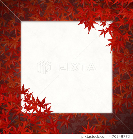 秋天的樹葉蔓延的框架 秋天的樹葉蔓延的框架 70249773