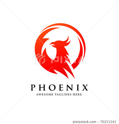 fire, logo, phoenix 70251341