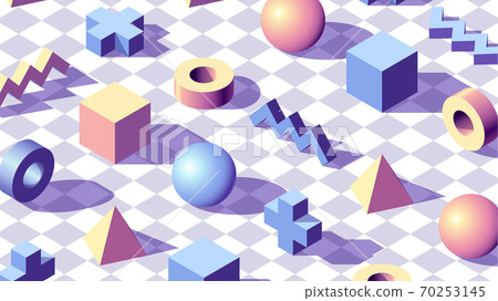 3d render, abstract geometric background, colorful constructor, logic game,  cubic mosaic structure, isometric wallpaper, blue green cubes Stock Photo |  Adobe Stock