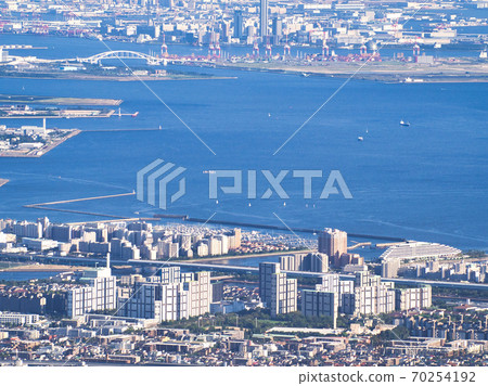 Osaka Bay / Ashiya Baycourt seen from Mt. Rokko Osaka Bay / Ashiya Baycourt seen from Mt. Rokko 70254192