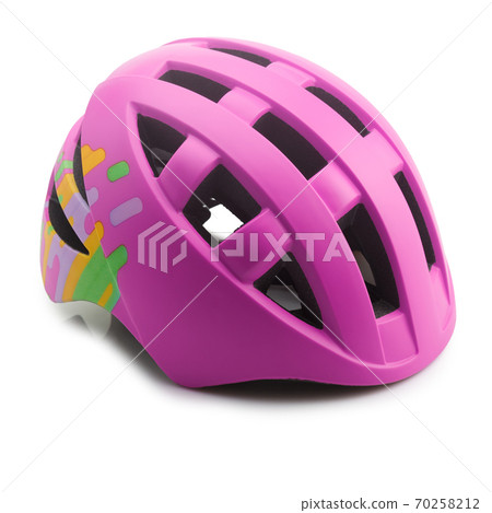 Side View of Kids Bike Helmet 70258212