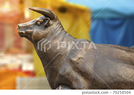 [東京湯島]湯島天神中的Michizane Sugawara銅像 70258504