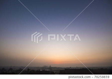 Sunrise from Hiokayama Park Observatory 70258659