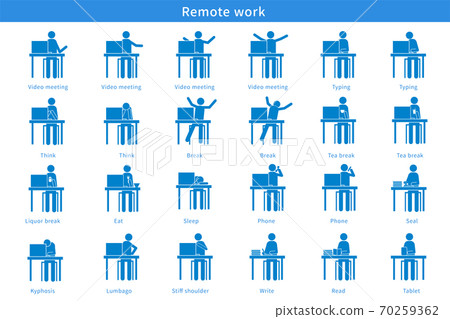 在線會議家庭遠程工作PC PC eps圖標AI矢量 在線會議家庭遠程工作PC PC eps圖標AI矢量 70259362