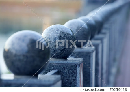 long marble column with round top 70259418