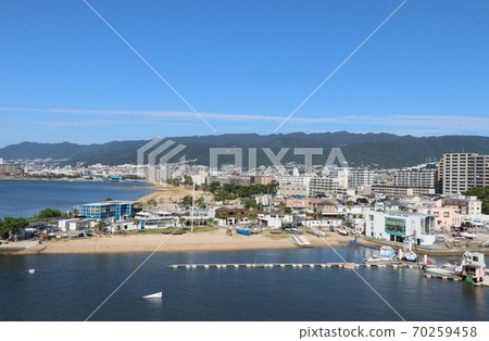 Nishinomiya Port seen from Nishinomiya Ohashi 70259458