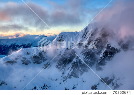 Dramatic Aerial Canadian Nature Landscape 70260674