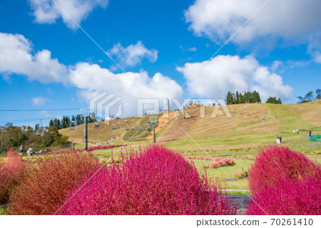 Takashima City, Shiga Prefecture, Biwako Hakodate Mountain Summit, Lift Beyond Red Kokia Takashima City, Shiga Prefecture, Biwako Hakodate Mountain Summit, Lift Beyond Red Kokia 70261410