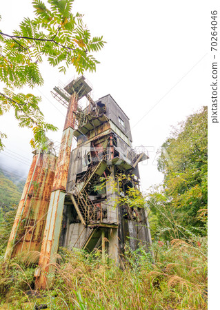 Mysterious abandoned factory Mysterious abandoned factory 70264046