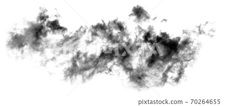white cloud Isolated on white background,Smoke Textured,brush effect 70264655