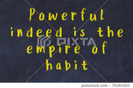 Chalk wise inscription on black chalkboard Chalk wise inscription on black chalkboard 70265083