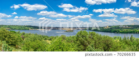 Dnieper hydroelectric power station in Zaporozhye, Ukraine Dnieper hydroelectric power station in Zaporozhye, Ukraine 70266635