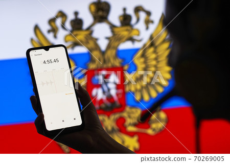 Russian Secret Service officer recording conversations 70269005