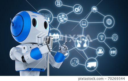 robotic public speaker 70269344