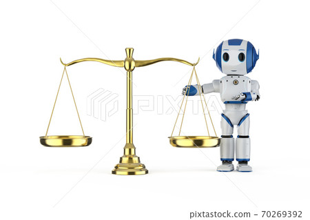 robot with law scale 70269392