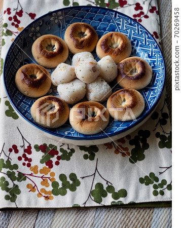 亞洲食品文殊麵包和糯米糕 70269458