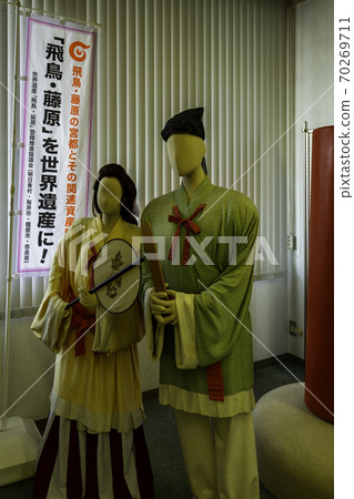 Fujiwara Kyo Ruins Kashihara City Fujiwara Kyo Reference Room Clothes from the Asuka period Kashihara City, Nara Prefecture 70269711