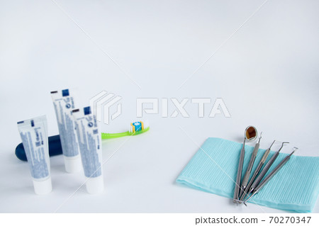 Tools, accessories for dental care and treatment. 70270347