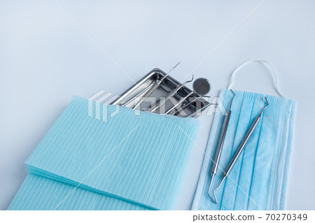 Group of tools and accessories for the dentist. Group of tools and accessories for the dentist. 70270349