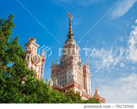 Fragment of a building University in Moscow Fragment of a building University in Moscow 70270500