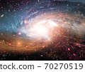 Stars, dust and gas nebula in a far galaxy 70270519